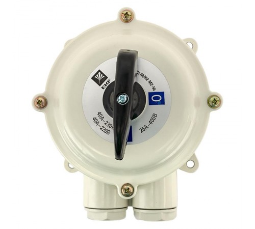 Пакетный  переключатель ПП 2-40/Н2 М2 пл. IP56 EKF PROxima  pp-2-40-4  EKF