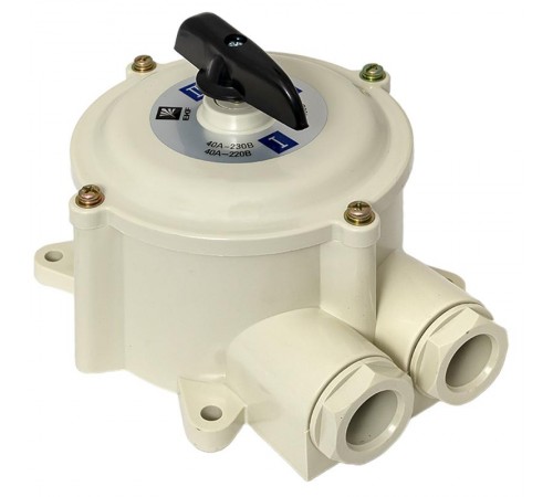 Пакетный  переключатель ПП 2-40/Н2 М2 пл. IP56 EKF PROxima  pp-2-40-4  EKF