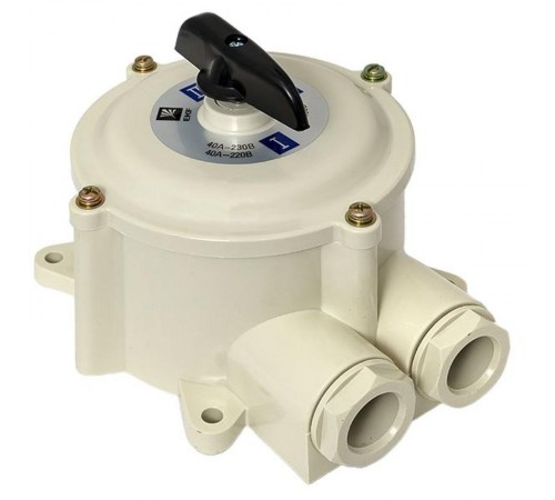 Пакетный  переключатель ПП 2-40/Н2 М2 пл. IP56 EKF PROxima  pp-2-40-4  EKF