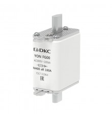Предохранитель YON ножевого типа FG00 100А 690V характеристика aR  1FG00-0100-690V-AR  DKC
