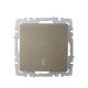 BRITE Выключатель 1-клавишный проходной с индикацией 10А ВС10-1-7-БрШ шампань  BR-V12-1-10-K37  IEK