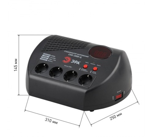 Стабилизатор напряжения СНК-2000-Ц  160-260В/220В, 2000ВА  Б0031075  ЭРА