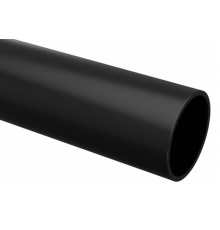 Труба гладкая ПВХ жесткая d16 мм (2 м) (50 м/уп) черная  trg-16b-2m  EKF