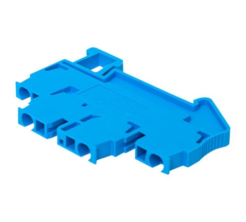 Колодка клеммная пружинная двойная JXB-ST-2.5 26А синяя EKF  plc-jxb-st-2.5-4-2-blue  EKF