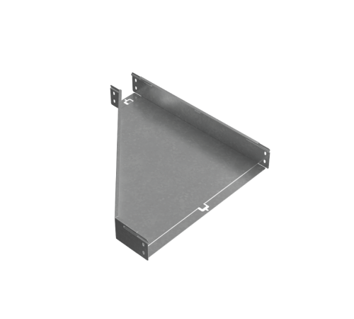 Переходник правый 80х100-500 мм "ПЛЮС" HD  PDplus80-100-500-R HD   КМ-профиль