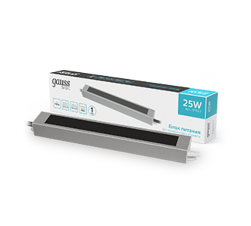 Блок питания Basic 12V 25W IP67 1/80  BT521  Gauss