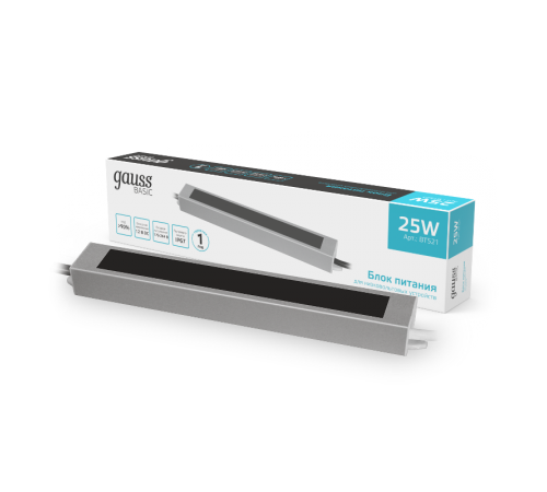 Блок питания Basic 12V 25W IP67 1/80  BT521  Gauss