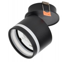 Светильник 4033 встр. поворотн. GX53 черный  LT-UVB0-4033-GX53-1-K02  IEK