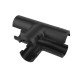 Тройник открывающийся, IP40, д.16мм, черный  50616B  DKC