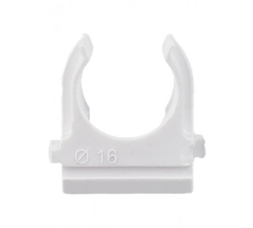 ELASTA Держатель с защелкой CF16 белый  ET-TA00D-CF-016-K01-010  IEK