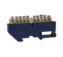 Шина нулевая с изолятором OptiKit  BB-D-N-DIN-22-8х12 синий  277872  КЭАЗ