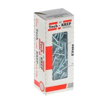 Саморезы универсальные 35х3,5 мм (200 шт) оцинкованные - коробка с окном ( 0,282 кг)  102172  Tech-KREP