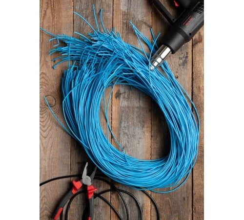 Термоусаживаемая трубка ТУТ нг 6/3 синяя EKF PROxima  tut-6-g-1m  EKF