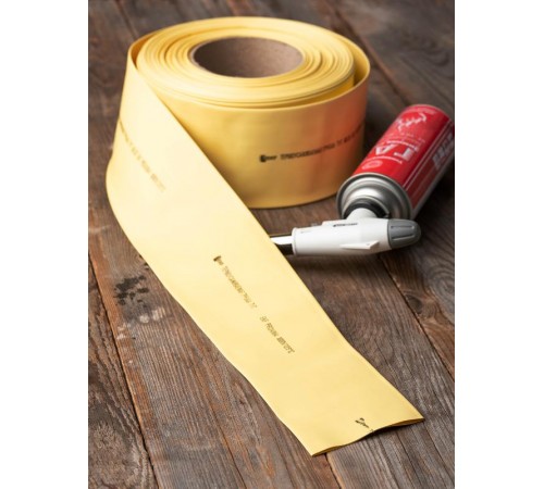 Термоусаживаемая трубка ТУТ нг 50/25 желтая EKF PROxima  tut-50-y  EKF