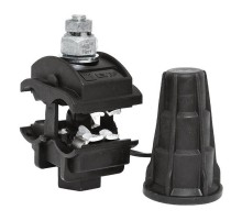 Зажим прокалывающий ответвительный N70 25-150 мм2 /16-120 мм2 (голый провод / СИП) инд. упак. EKF  n-70-r  EKF