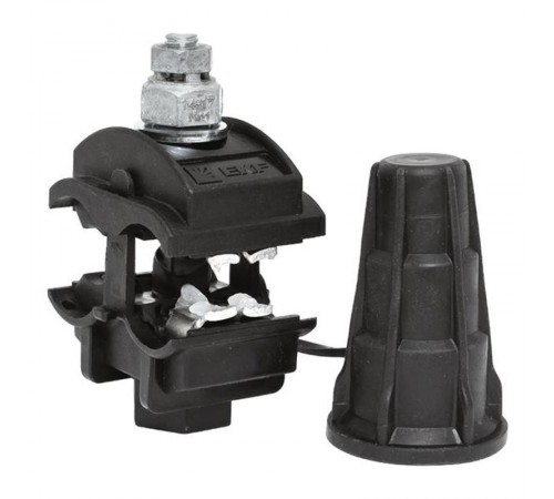 Зажим прокалывающий ответвительный N70 25-150 мм2 /16-120 мм2 (голый провод / СИП) инд. упак. EKF  n-70-r  EKF