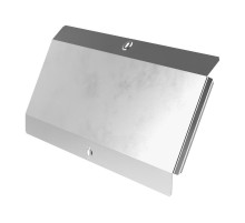 Крышка угла вертикального внешнего 45 градусов Стандарт INOX (AISI 304) 500  PR16.2925  Промрукав