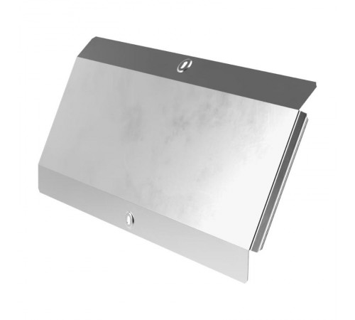 Крышка угла вертикального внешнего 45 градусов Стандарт INOX (AISI 304) 500  PR16.2925  Промрукав