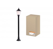 Светильник садово-парковый Прага Эл-11-73-125 60 Вт Е27 напольный на стойке h-1.25 м черный  SQ0330-0519  TDM
