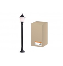 Светильник садово-парковый Прага Эл-11-73-125 60 Вт Е27 напольный на стойке h-1.25 м черный  SQ0330-0519  TDM