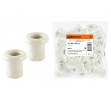 Керамический проходной изолятор для провода белый (25шт)  SQ2802-0010  TDM