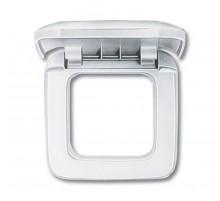 Рамка с крышкой 1-постовая, серия Reflex SI, цвет альпийский белый  1719-0-0061   2CKA001719A0061  ABB