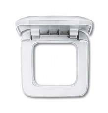 Рамка с крышкой 1-постовая, серия Reflex SI, цвет альпийский белый  1719-0-0061   2CKA001719A0061  ABB