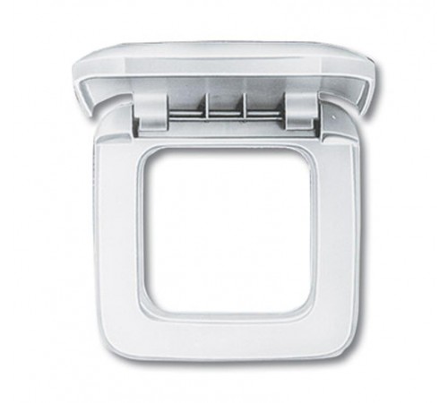 Рамка с крышкой 1-постовая, серия Reflex SI, цвет альпийский белый  1719-0-0061   2CKA001719A0061  ABB