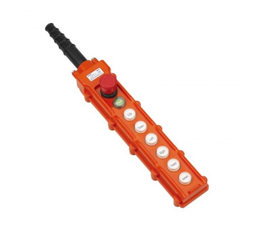 Пульт кнопочный NP3-3K на 6 кнопок, кнопка "ВКЛ" с фикс., повор. "Грибок" c фикс. IP65 (R)  586058  CHINT