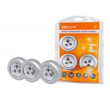 Фонарь подсветка 3хLED 3хAA Наклей и включи  SQ0350-0026  TDM