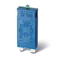 Модуль индикации и защиты; красный LED + диод (+ A1); 90...145В DC  9901914590  Finder