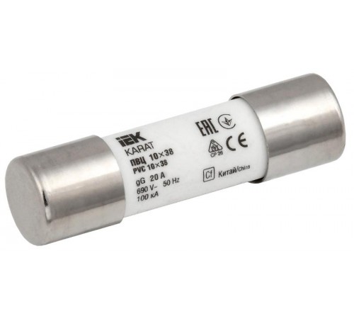Плавкая вставка цилиндрическая ПВЦ 10х38 20А KARAT   MFL10-020  IEK 