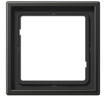 Рамка для вертикальной и горизонтальной установки, 1 пост; металл; антрацит; Aluminium  AL2981AN  Jung