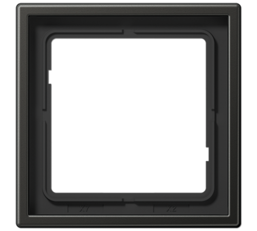 Рамка для вертикальной и горизонтальной установки, 1 пост; металл; антрацит; Aluminium  AL2981AN  Jung