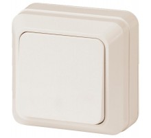 2-101-02 Intro Выключатель, 10А-250В, IP20, ОУ, Quadro, сл.кость  Б0027632  Intro