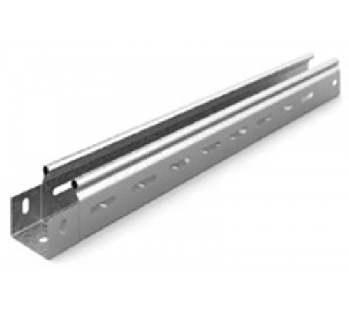 Металлический лоток перфорированный 50х50х3000, толщ. 0,7 мм, Сендзимир цинк, 014557  ЛПМЗТ-50х50х3000-0,7-СЦ   Ostec