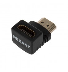 Переходник аудио (гнездо HDMI - штекер HDMI), угловой, (1шт.)  06-0176-A  REXANT