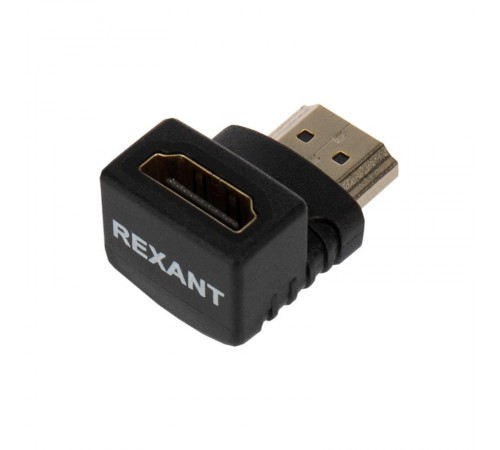 Переходник аудио (гнездо HDMI - штекер HDMI), угловой, (1шт.)  06-0176-A  REXANT