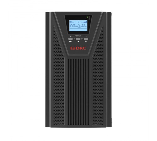 Онлайн ИБП ДКС серии Small Tower, 3000 ВА/2700 Вт, клеммы, EPO, USB, RS-232, RJ45, 8 x 7 Ач  SMALLT3A10H  DKC