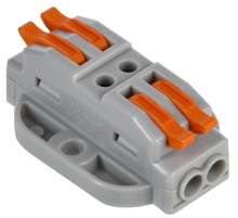 Строительно-монтажная клемма СМК 222-4122P (4шт/упак)  UKZ20-4122P-004  IEK