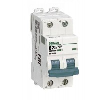 Выключатель автоматический двухполюсный ВА-105 2P C кривая 25A 500В DC  13393DEK  DEKraft