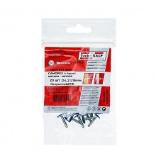 Саморез ШСММ св. 4,2х16 т.зел. KP RAL 6005 (20 шт) - пакет ( 0,036 кг)  125490  Tech-KREP