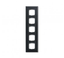 Рамка 5-постовая, серия Династия, антрацит  1754-0-4609   2CKA001754A4609  ABB