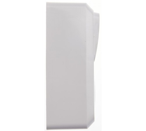 Этюд Белый О/У Блок: Розетка с заземлением со шторками + Выключатель 1-клавишный  BPA16-201B  SE