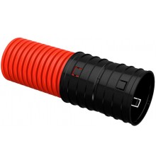 ELASTA Труба гофр. двустенная жесткая ПНД d=140мм (5,7м)  ET-TG13-212-140-D57-K04  IEK