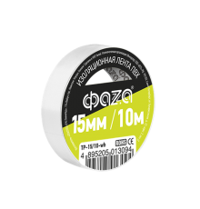 Изолента 15/10 белая TP-15/10 new  5013094  ФАZА