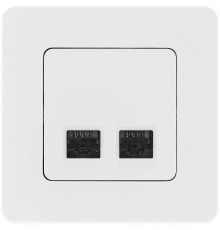 Inspiria Белый Розетка 2-ая компьютерная RJ45 С/У категория 5e UTP  673835  Legrand
