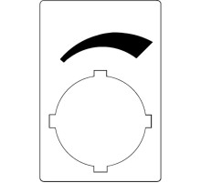 Шильдик для потенциометра  SK615562-87  ABB