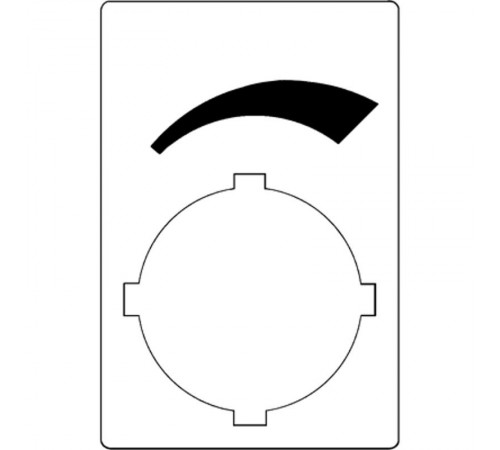 Шильдик для потенциометра  SK615562-87  ABB