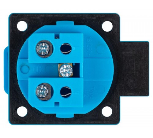 Розетка ЭРА R(PAN)-16-2P-PE-IP54 112 панельная скрытая с крышкой 2Р+PЕ 16А 220В IP54